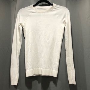 lululemon Restless long sleeve size 4 in white